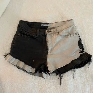 SOLD!!!! Lee Custom Made Distressed Jean shorts